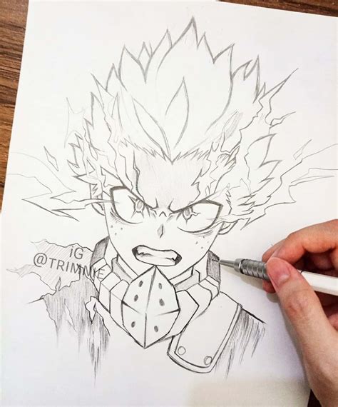 Dibujos De Deku A Lapiz