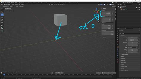 How to Move Object to Origin in Blender - cgian.com