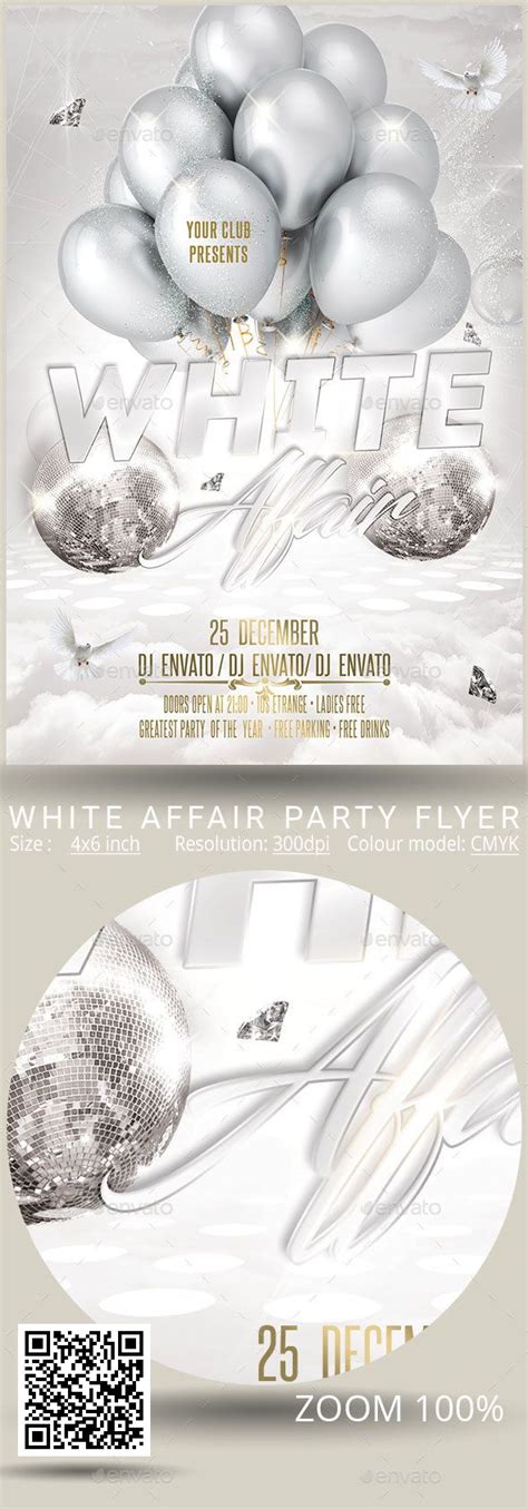 White affair | Party flyer, Nightclub party, Graduation party flyer