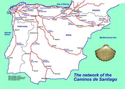 El camino de santiago map - gamefity