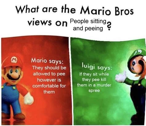 Mario Vs. Luigi : memes