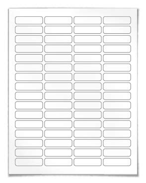 100 Laser /Ink Jet Labels Blank Address 10 sheets 4"x 2" Fits Word ...