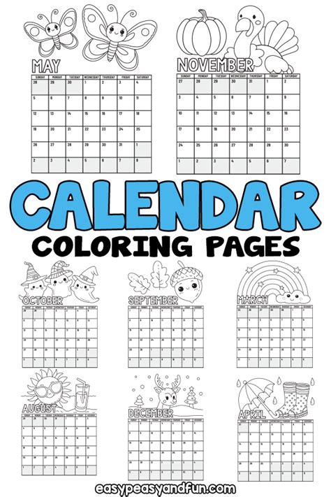 2024 Summer Calendar Color Pages Printable Free - Calendar 2024 Jan