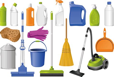 Cleaning Supplies Clipart Household Service Clip Art