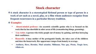 Stock character | PPT