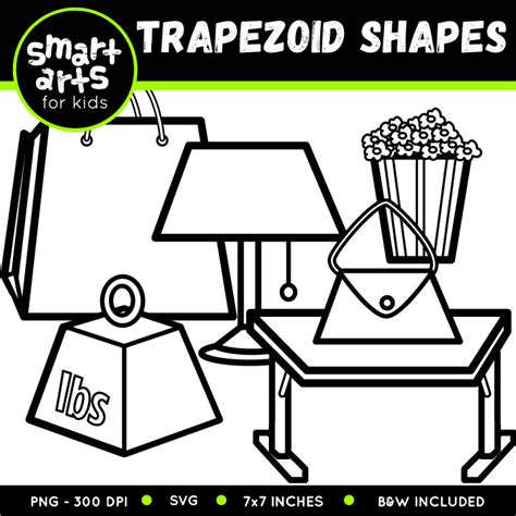 Trapezoid Shapes Clip Art - Educational Clip Arts and Bible Stories