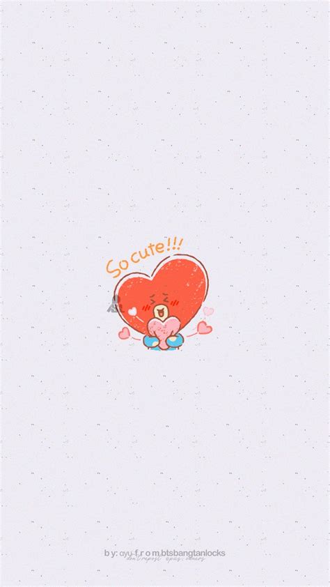 Tata Wallpaper / Credits to Twitter/ BTSBangtanLocks © #BT21 Bts Wallpaper Desktop, Hd Phone ...