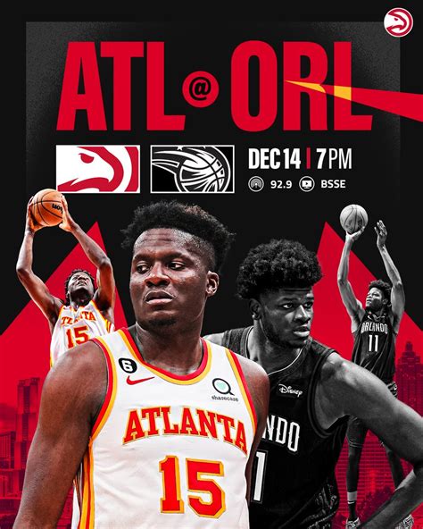 Atlanta Hawks on Twitter: "Mid-week game night 🤝 🆚 @OrlandoMagic ⏰ 7:00 ...