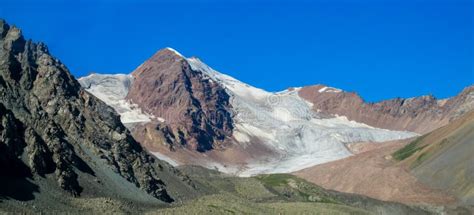 Tian Shan Mountains Snow Peaks Panorama Stock Image - Image of frost, beauty: 115441653