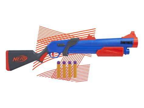 NERF Fortnite Pump SG Blaster Pump Action Mega Dart Ages Toy Gun ...