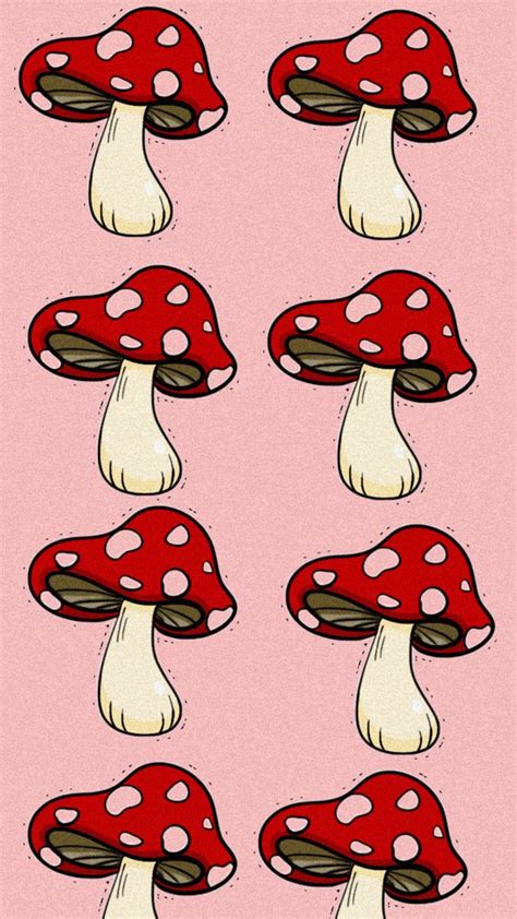 mushroom wallpaper/lockscreen | Mushroom drawing, Mushroom wallpaper, Mushroom art