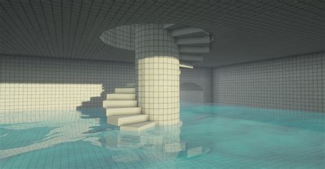 "Dream Pool 10" by Jared Pike | LIMINAL SPACES Minecraft Map