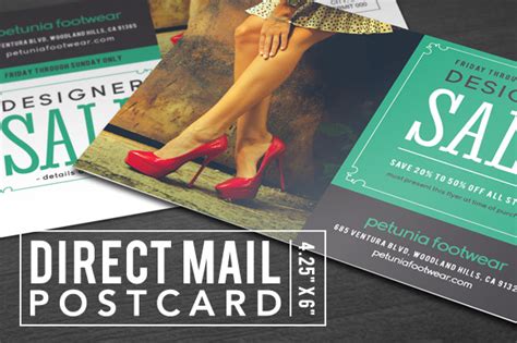 Direct Mail Postcard ~ Card Templates on Creative Market