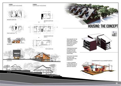 an architectural drawing shows the different types of houses and how they are used to build them