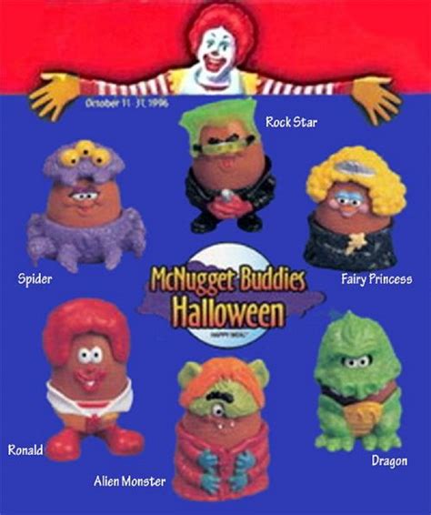 Mcdonald's Halloween Mcnugget Buddies 1996 DRAGON Happy Meal Toy - Etsy