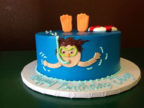 Swimming cake Cake Designs Las Vegas | Cakes | Pinterest | Swimming cake, Cake designs and Cake