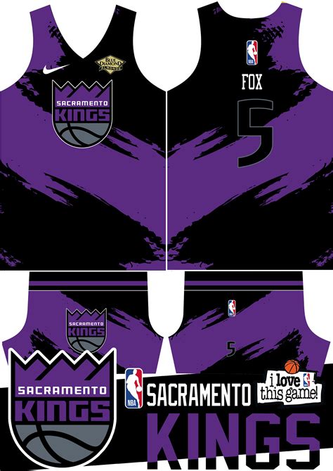 Sacramento Kings Basketball Jersey Design | Basketball jersey, Best ...