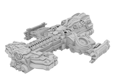 Starcraft 2 - Hyperion Battlecruiser [100mm] (D4FKBQZS7) by Speed