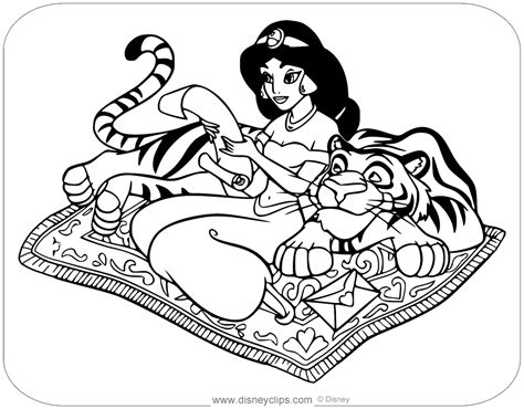 Rajah Disney Aladdin Coloring Pages Coloring Pages