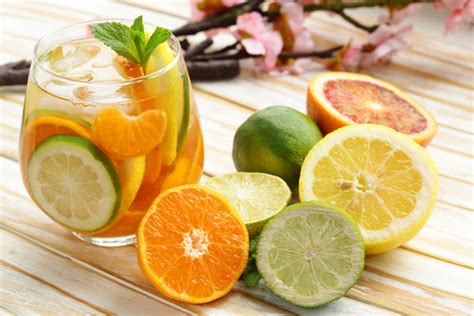 Fresh orange lemon juice Stock Photo free download