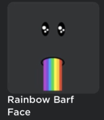 Buy Rainbow Barf Face Roblox Account Toy Code at Ubuy Algeria