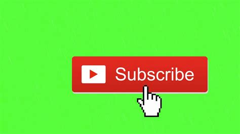 Green Screen Subscriber Animated Subscribe Button Green Screen | Images and Photos finder