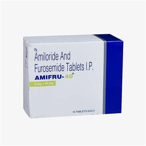 Amifru Amiloride & Furosemide Tablets, 40 Mg at Rs 160/stripe in Nagpur ...