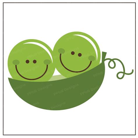 Two Peas in a Pod (Free for Deluxe and Diamond Members) | Clip art, Cartoon clip art, Baby scrapbook