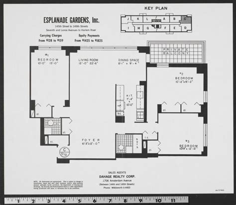 Esplanade Gardens Seventh Avenue And W 145 Street C The New York Real Estate Brochure Collection