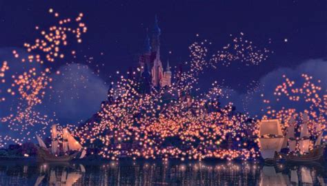 Tangled lanterns scene, Tangled lanterns, Disney images