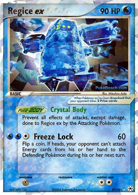 Regice ex – EX Hidden Legends Pokemon Card Review | PrimetimePokemon's Blog