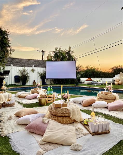 Kara's Party Ideas Backyard Movie Night Party | Kara's Party Ideas