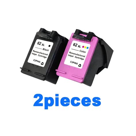 XiongCai Compatibel Ink Cartridges For HP 62 For HP Envy 5640 5660 7640 5540 5545 Officejet 5740 ...