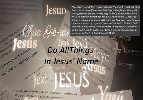 All In The Name of Jesus – I'm Following Jesus