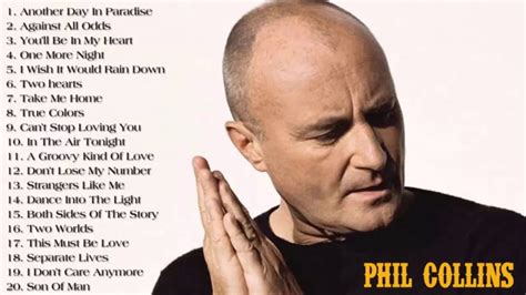 Phil Collins Best Songs - Phil Collins Greatest Hits Full Album - The Best Of Phil Collins - YouTube