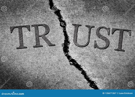 Broken Trust Symbol Royalty-Free Stock Image | CartoonDealer.com #18671872