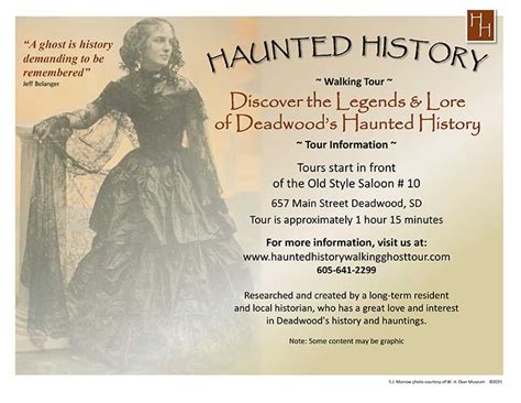 Haunted History Walking Ghost Tour - Deadwood, South Dakota