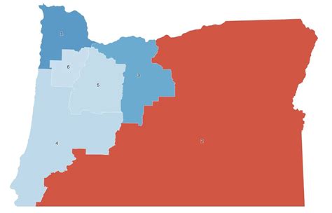 Oregon Democrats propose a congressional district map that would likely ...