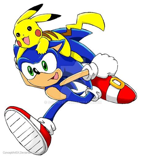 Sonic and Pikachu digitalart | Sonic, Super smash bros characters ...