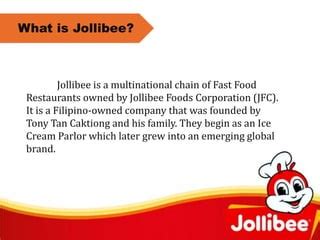 Success and History of Jollibee | PPT