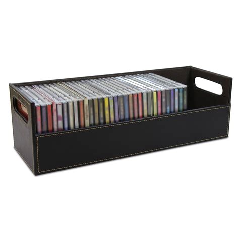 CD DVD Disk Storage Box Case Rack Holder Stacking Tray Shelf Space ...