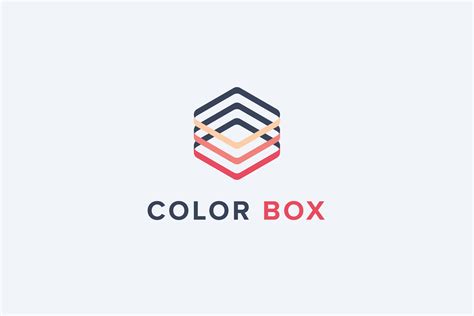 Color Box Logo Template | Illustrator Templates ~ Creative Market