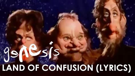 Genesis - Land Of Confusion (Official Lyrics Video) Chords - Chordify