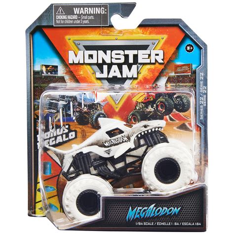 Buy Monster Jam, Official Megalodon Monster Truck, Die-Cast Vehicle ...