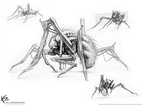 This "Maze Runner" Concept Art is Insane | Creature design, Maze runner ...