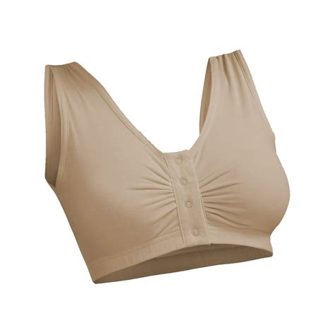 Easy Comforts - Women's Snap Front Closure Luxury Wireless Comfort Bra ...