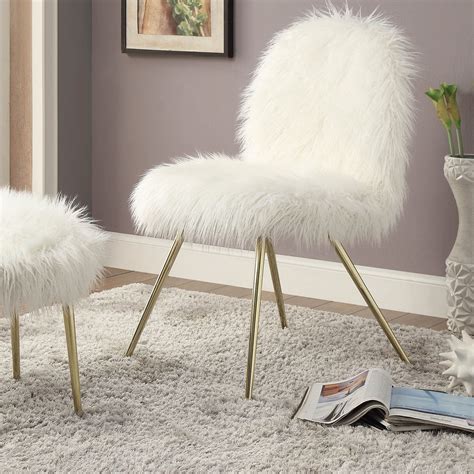 white fluffy chair - Ideia Home Design, MÃƒÆ’Ã‚Â³veis Online