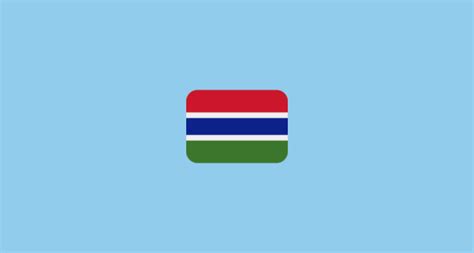 🇬🇲 Flag: Gambia Emoji on Twitter Twemoji 2.5