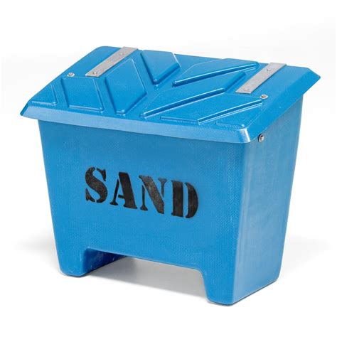 Grit bin, 660x840x510 mm, 130 L, blue | AJ Products