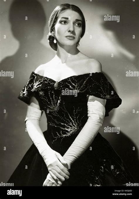 Maria Callas (La Traviata) 2 Stock Photo - Alamy